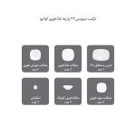 سرویس چینی 27 پارچه غذاخوری سلنا زرد - Image 5