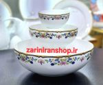 چینی زرین سرویس 13 پارچه پیاله طرح گلستان